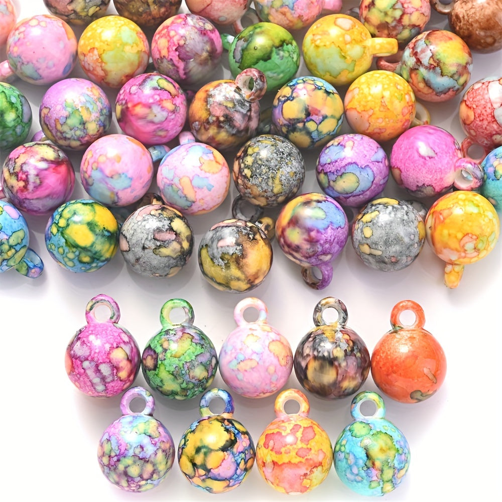 Round Acrylic Pendant Charms