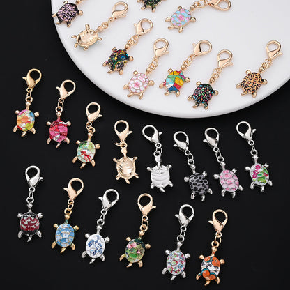 Turtle Keychain Zinc Alloy Charms