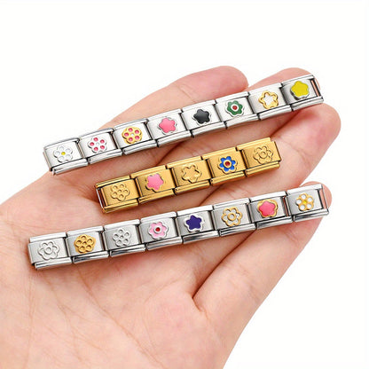 Flower Alloy Bracelet Module