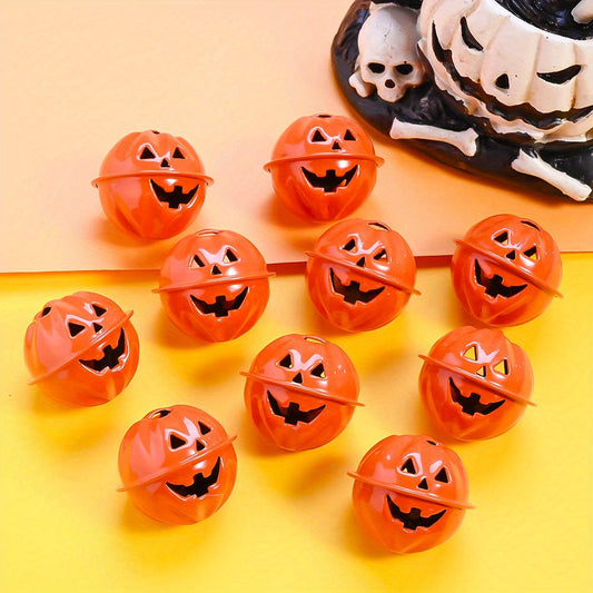 Orange Pumpkin Bell Pendants