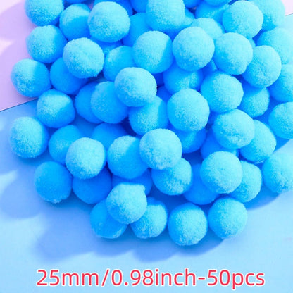 Rainbow Pom Pom Balls