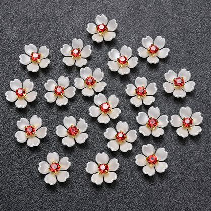 Acrylic Rhinestone Flower Patches