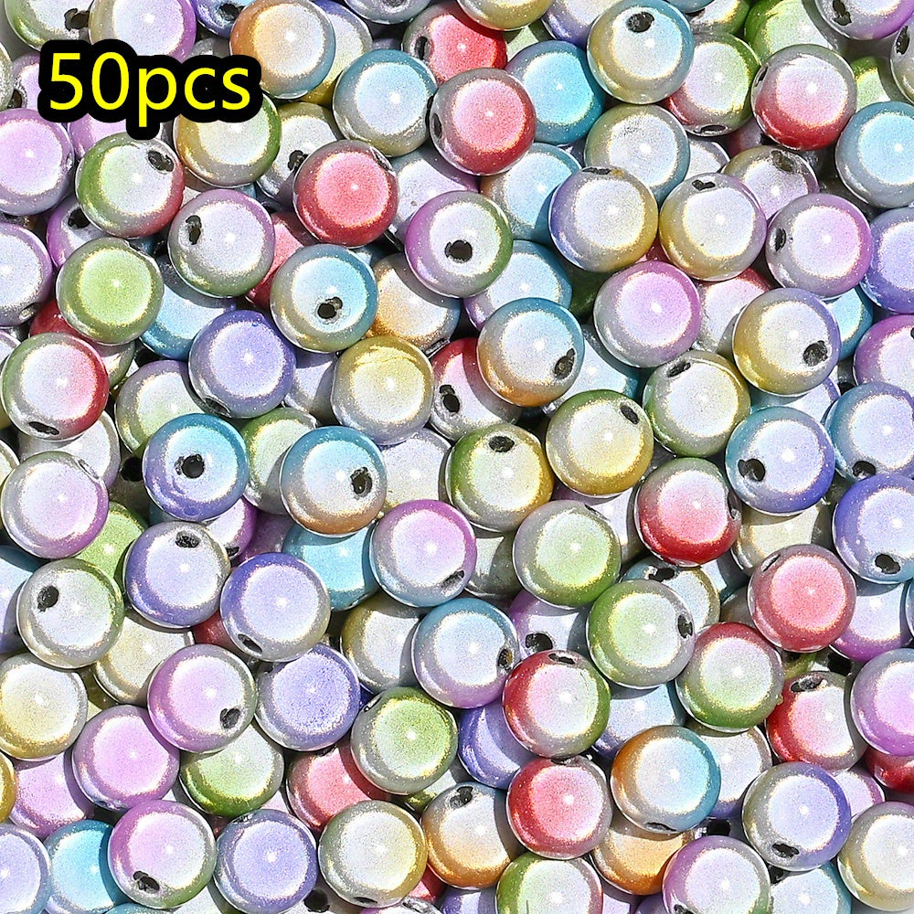Mermaid Laser Round Beads