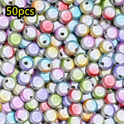 Mermaid Laser Round Beads