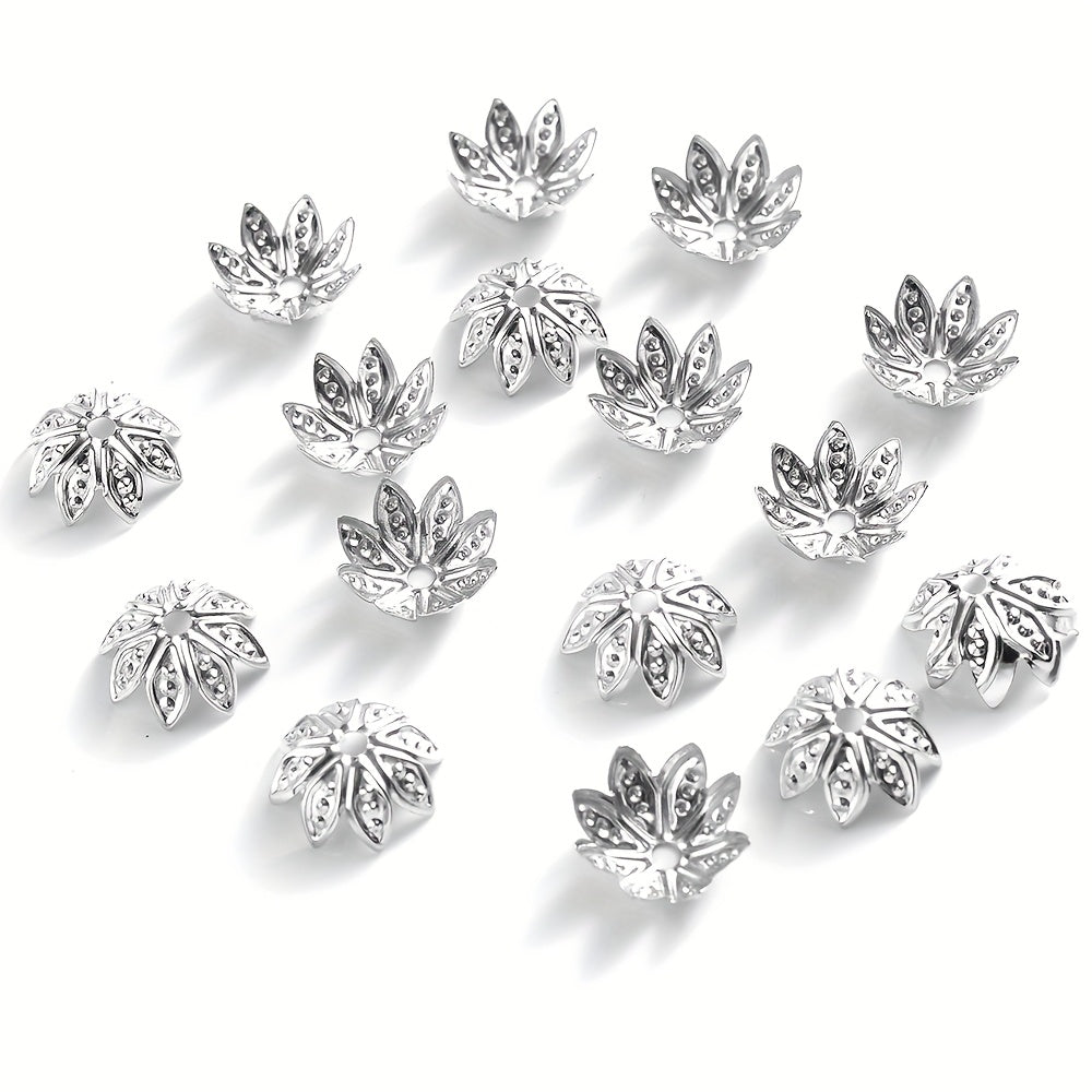 Lotus Metal Bead Caps