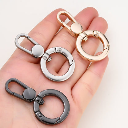 10PCS Swivel Snap O-Ring Keychain Clasp Set