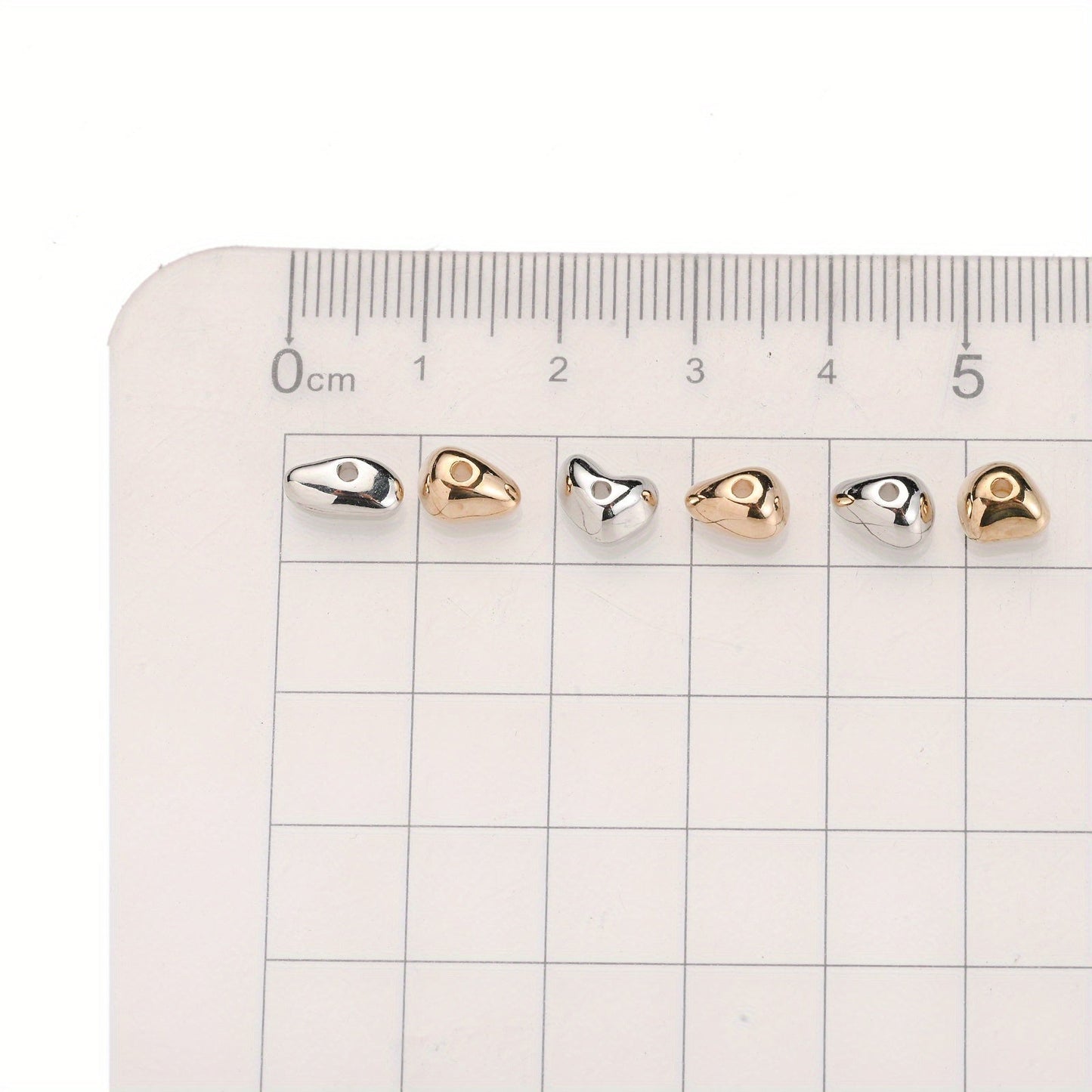 600pcs CCB Plastic Beads Mixed Irregular Shape Spacer Loose Beads