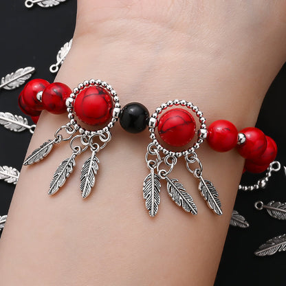 Silver Feather Alloy Pendants