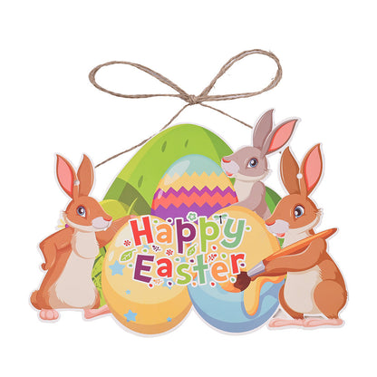 Easter Paper Door Hanging Decorations