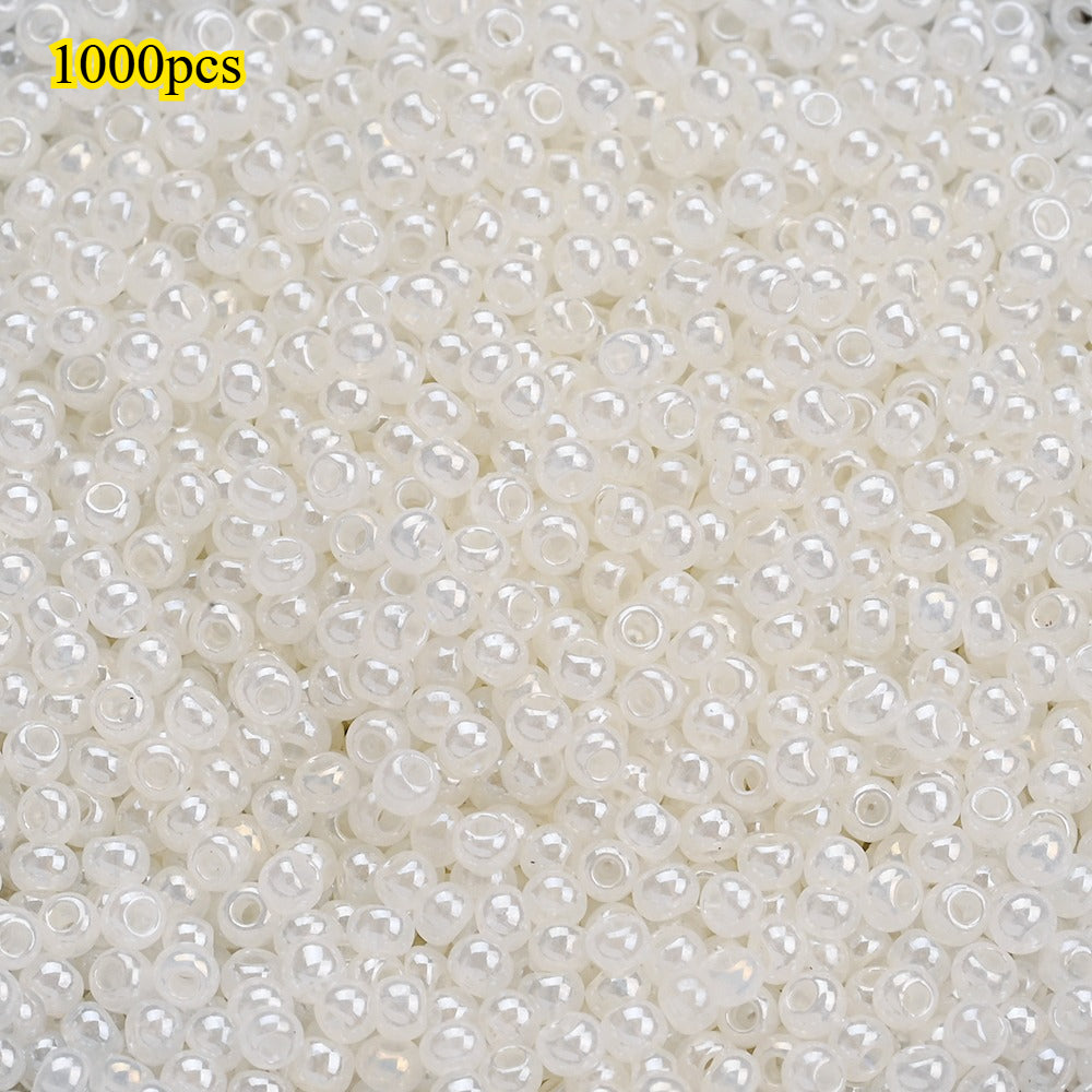 1000pcs 2mm Random Color Glass Seed Beads