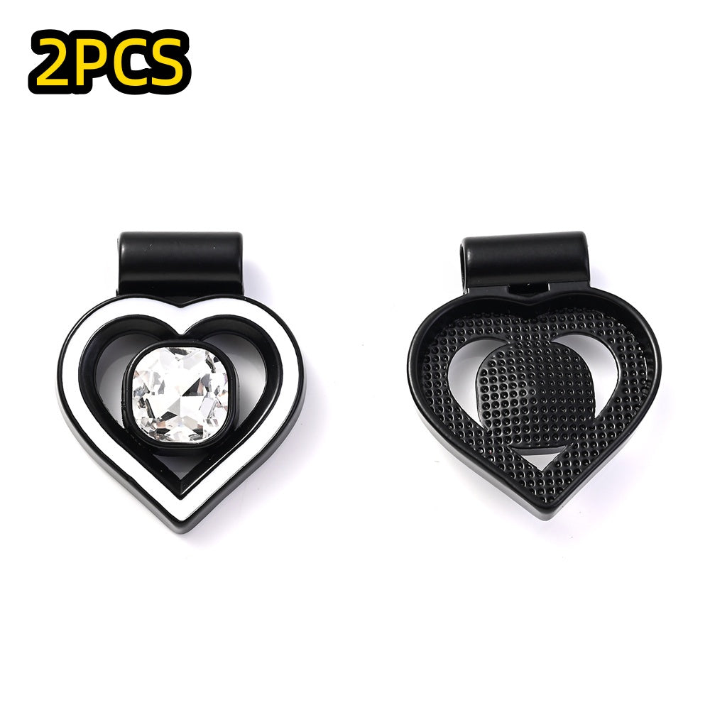 Heart Rhinestone Pendant Set