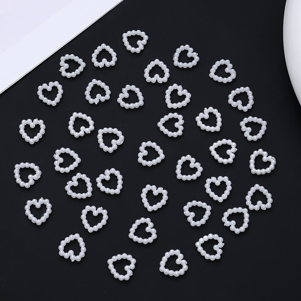 Love Acrylic Pearl Beads