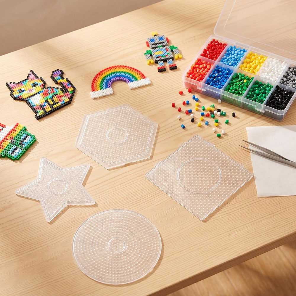 4-Pin Transparent Plastic Bead Board