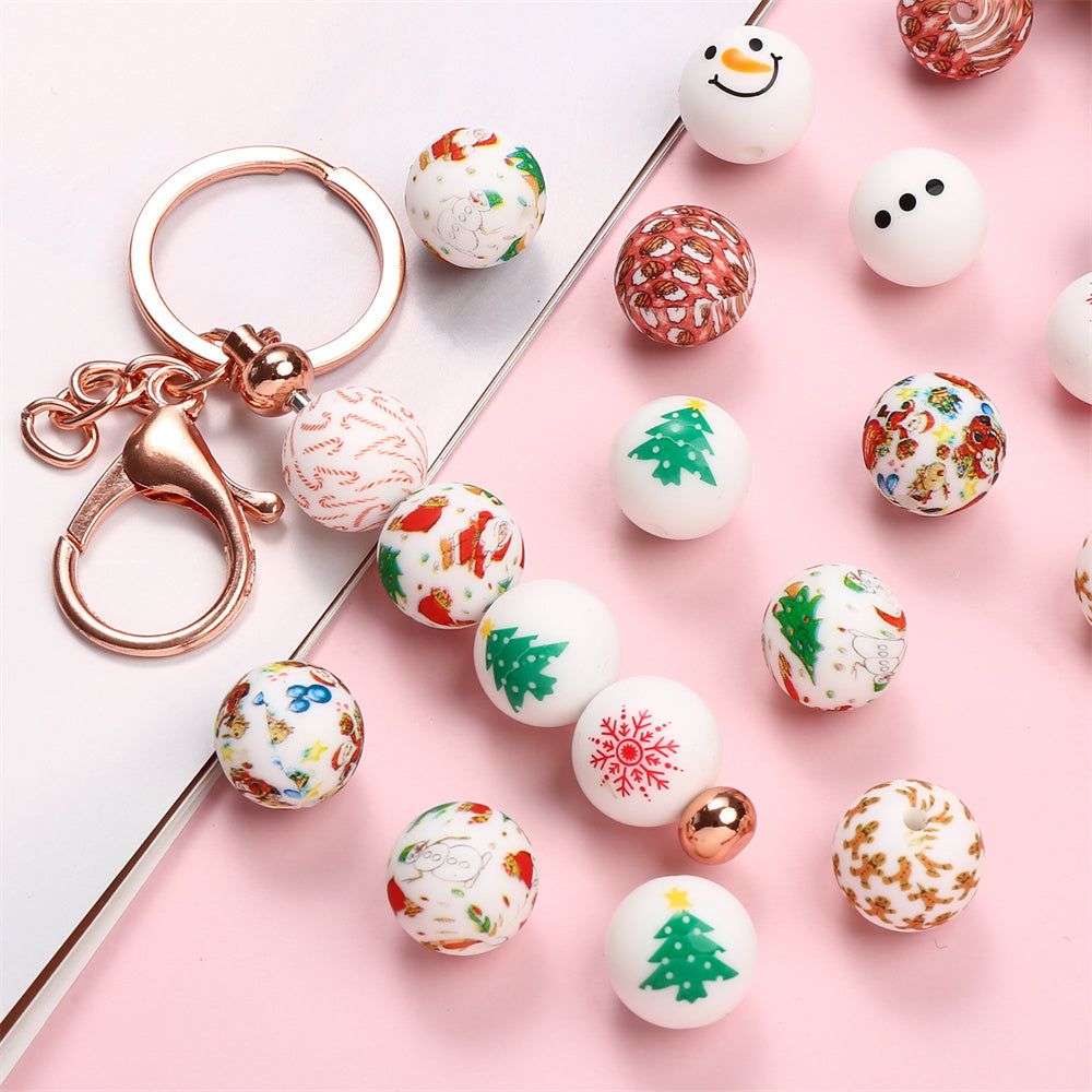 Christmas Silicone Beads