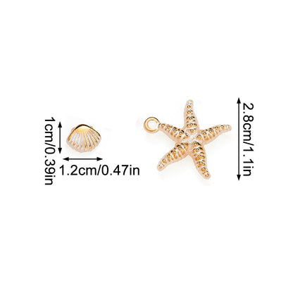 Bohemian Marine Animal Acrylic Pendant Charms