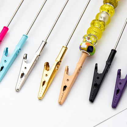 Beaded Card Holder Clips