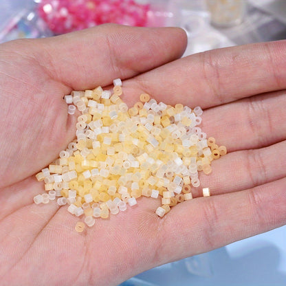 10g 2.5mm Colorful Drawn Glass Seed Beads