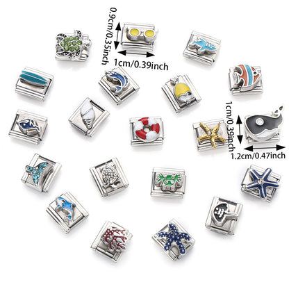 1PC Stainless Steel Modular Bracelet Link Set