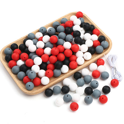 Round Silicone Spacer Beads