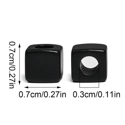 Square Acrylic Beads