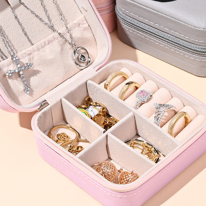 10x10x5 cm PU Leather Jewelry Storage Box