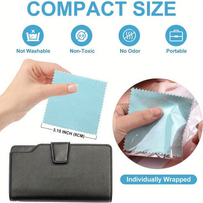 8x8 cm Double-Sided Velvet Jewelry Polishing Cloths