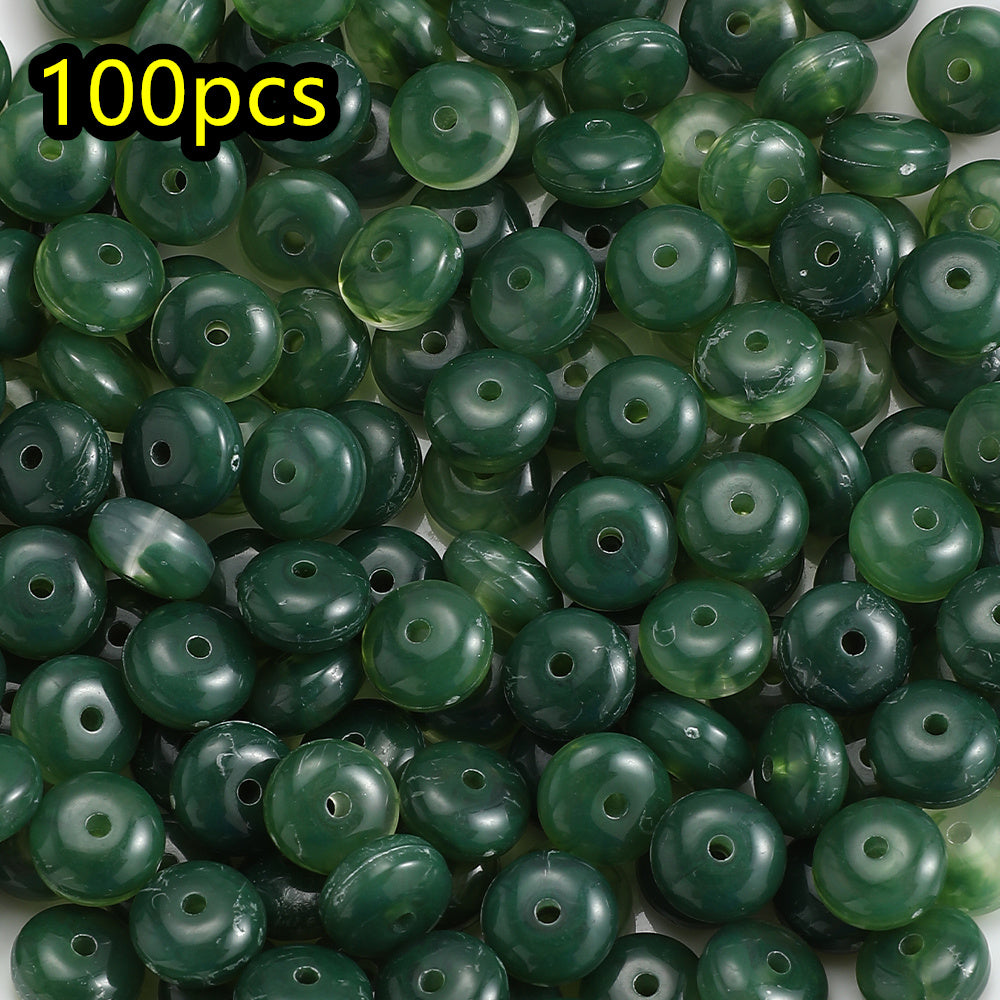 Yellow Lemon Acrylic Beads