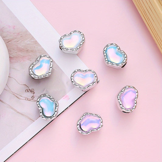 Double Sided Love Plastic Beads