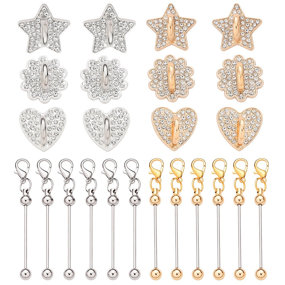 Micro Pave Rhinestone Charms Kit
