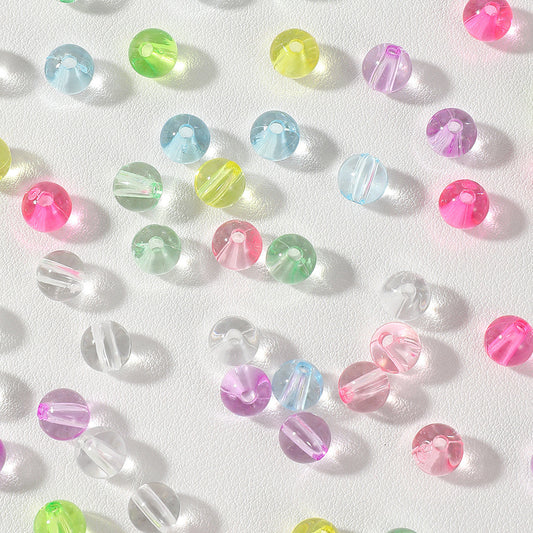 Transparent Round Acrylic Beads