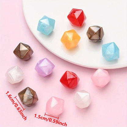 Irregular Shiny Acrylic Beads