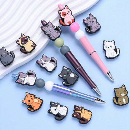 Cat Silicone Focal Beads