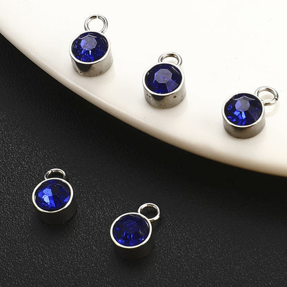 Birthstone Alloy Pendants