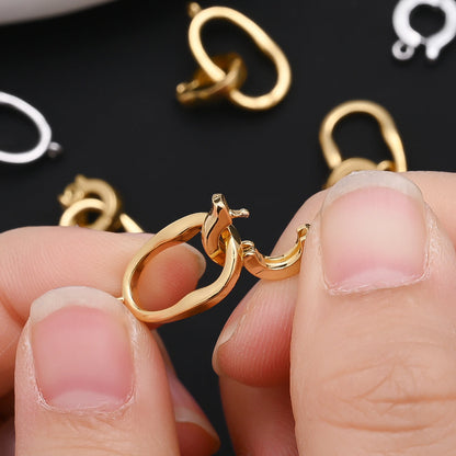 Golden & Silvery Jewelry Clasps