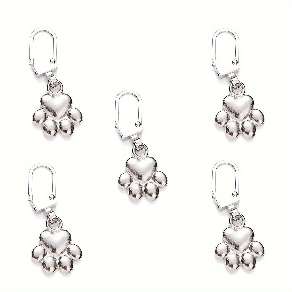 Dog Paw Zipper Slider Puller Set