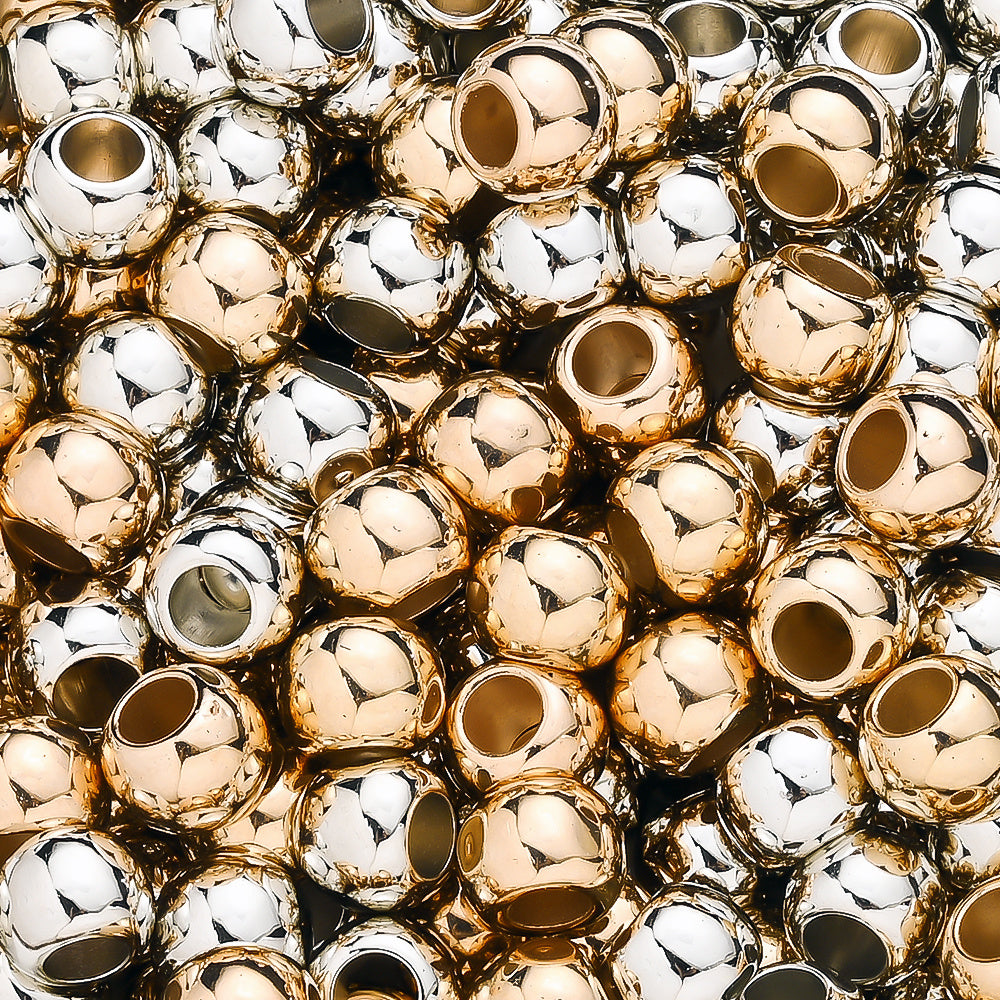 Large Hole CCB Spacer Beads