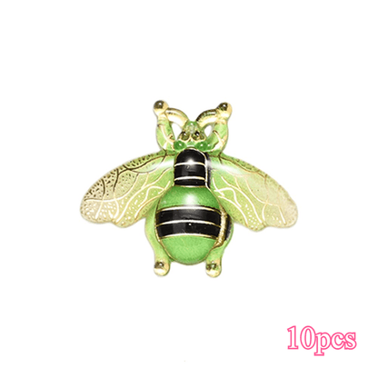 Colorful Acrylic Bee Flatback Rhinestone Charm Pendants