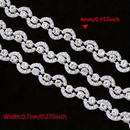 Pearlescent Love Leaf Acrylic Bead Chain
