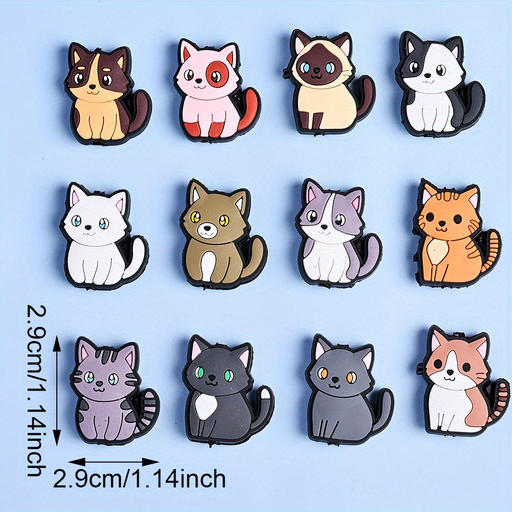 Cat Silicone Focal Beads