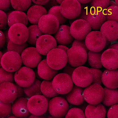 Frosted Round Acrylic Beads