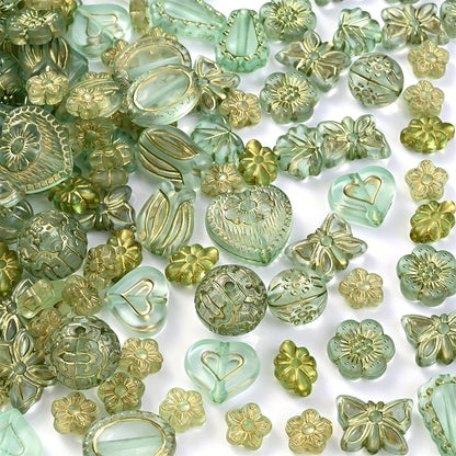 Retro Acrylic Beads Mix