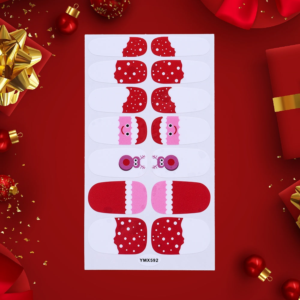 1 Sheet Christmas Nail Wrap Stickers
