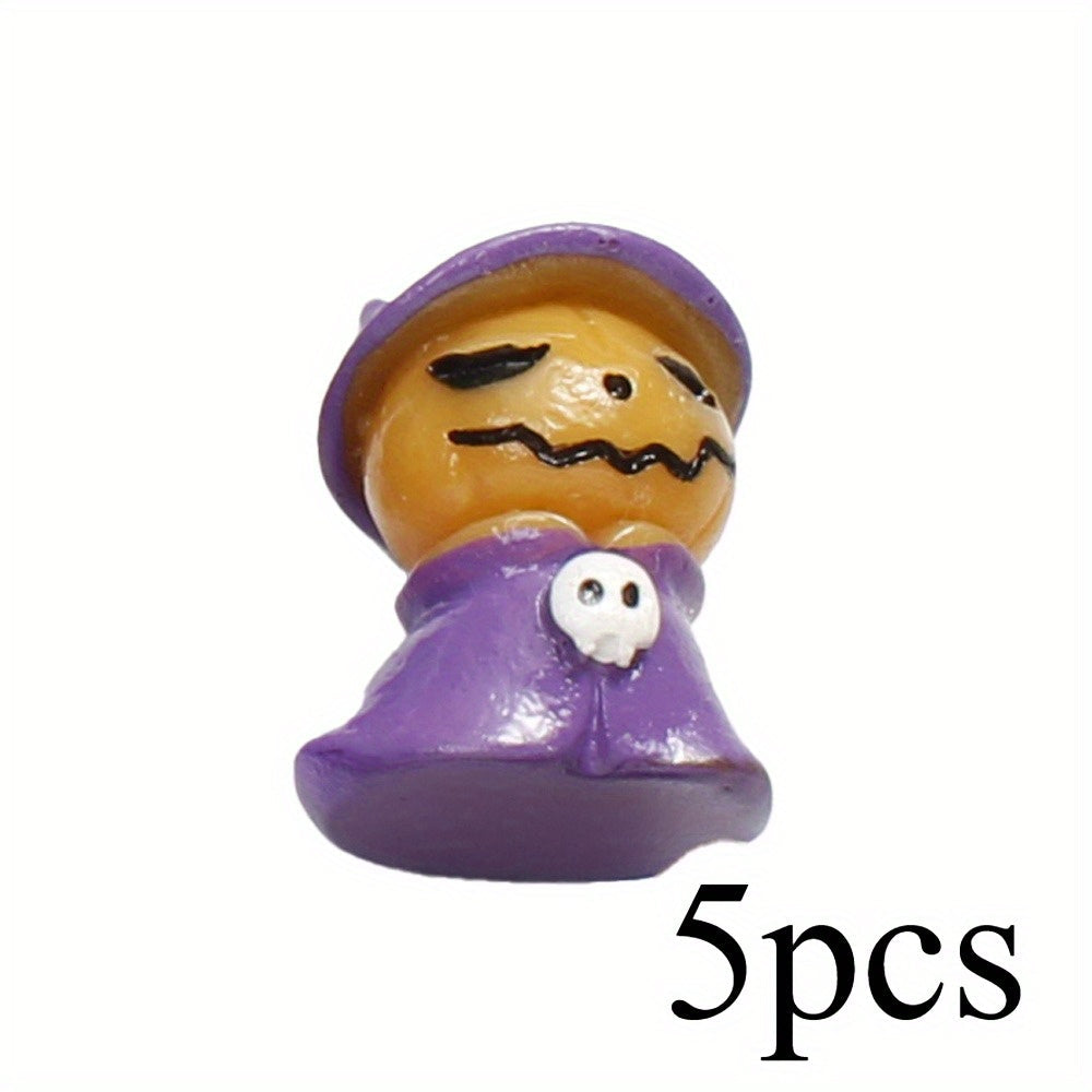 5-Piece Halloween Mini Resin Figurine Set