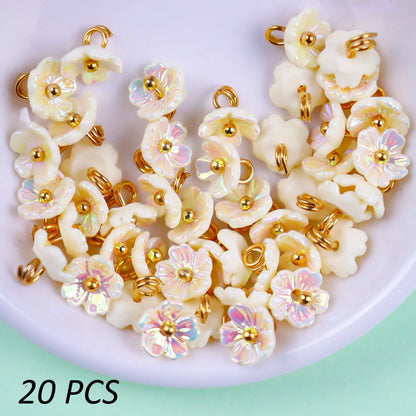 AB Resin Lily of The Valley Charms