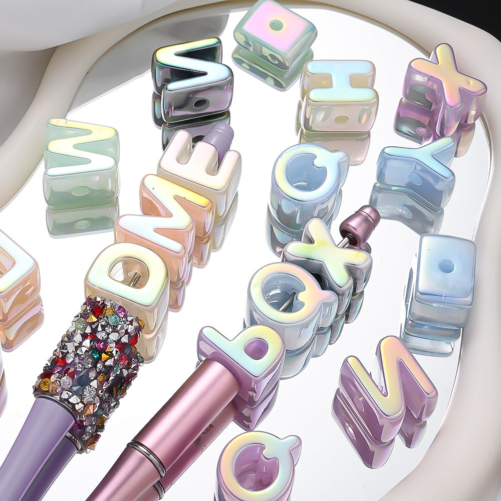 Frosted Matte Acrylic Beads