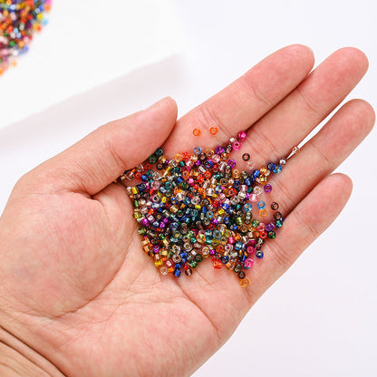 2500/5000/10000PCS 2/3/4mm Silver-Lined Glass Seed Beads