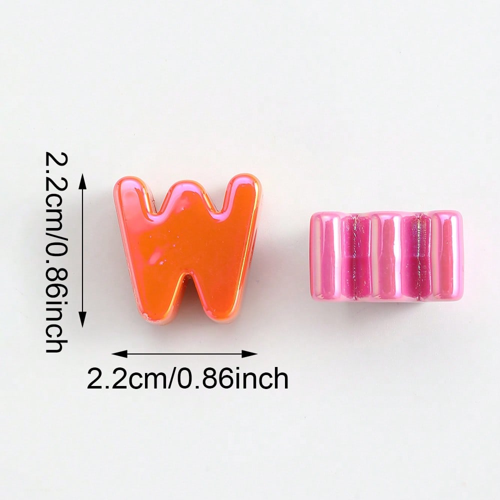 5/10/20/30pcs 16-23mm Acrylic Alphabet Beads