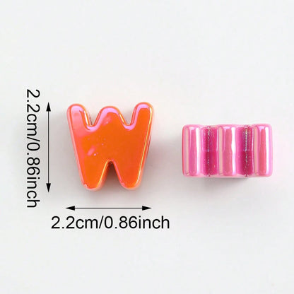 5/10/20/30pcs 16-23mm Acrylic Alphabet Beads