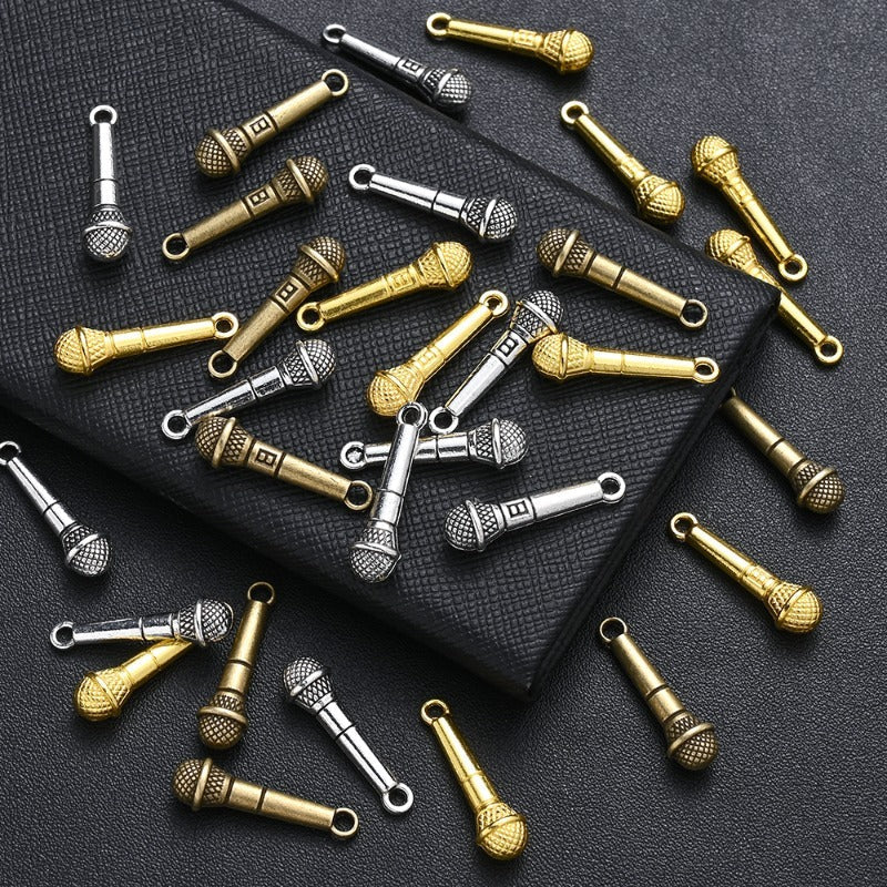 Microphone Alloy Pendants