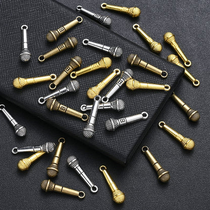 Microphone Alloy Pendants